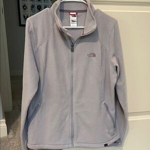 The North Face Light Purple Fleece Jacket